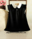 Micro -fat summer new Korean version of the Korean version of the doll pads the sleeve sleeve and the belly, loose, thin chiffon shirt, large size women's short sleeve
