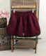 Slightly fat spring and autumn new Korean version of versatile PU splicing woolen women's shorts loose and slim large-size wide-leg boots pants hot pants