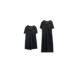 VOGANA Cannes home large size women's clothing Korean age-reducing college polo collar loose slimming dress length