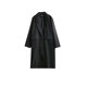 vogana Cannes home large size original autumn Korean version windbreaker jacket lapel simple temperament long suit covering flesh
