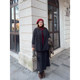 vogana Cannes large size original quilted jacket skirt thickened warm double layer quilted winter suit