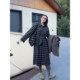 
Korean girl temperament casual brushed warm retro plaid waist A-line dress