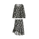 vogana Cannes home large size original retro Hong Kong style chic loose meat cover top irregular fish tail skirt suit