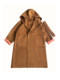 Cannes large size Korean version age-reducing hooded all-Australian hair double-sided contrasting sleeve handmade coat winter
