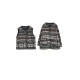 Vogana Cannes Large size original retro Fund pattern texture warm lamb hair loose jacket vest
