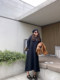Cannes large size slightly fat Korean style simple cotton sweatshirt dress with big sway dress