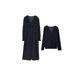 Vogana Cannes Family Large size original temperament pure desire lace sexy V -neck shows thin top ruffled dress
