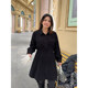 vogana Cannes Large size original autumn and winter thick warm A -line shirt skirt loose, thin waist dress
