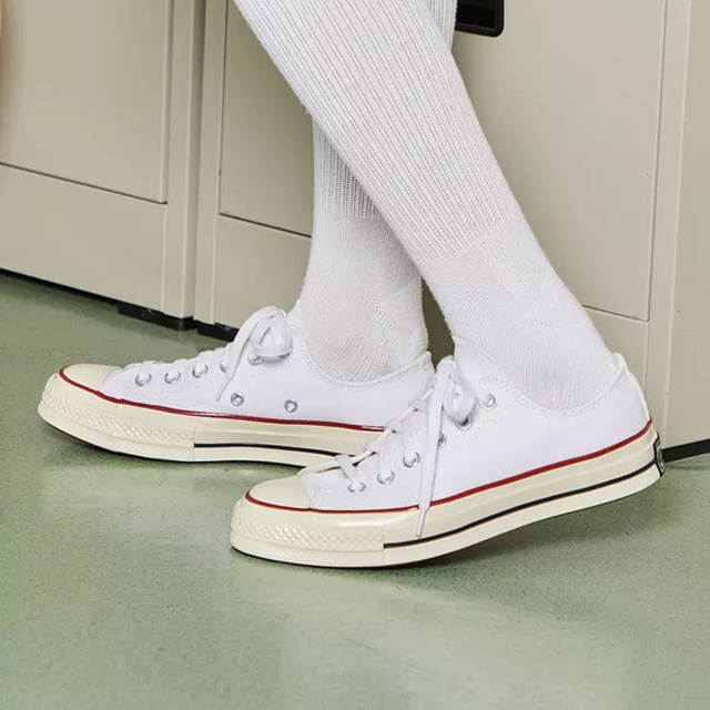 Converse/Converse 1970S low-top three-star standard casual shoes for men and women retro black canvas shoes 162058C