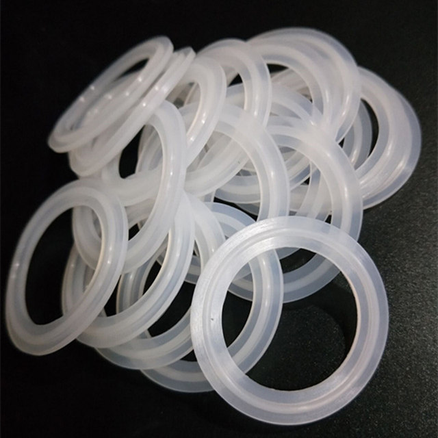 Stainless steel silicon rubber fast -loaded cushion sanitary -grade round -sealing cushion cupped card fast connection padding