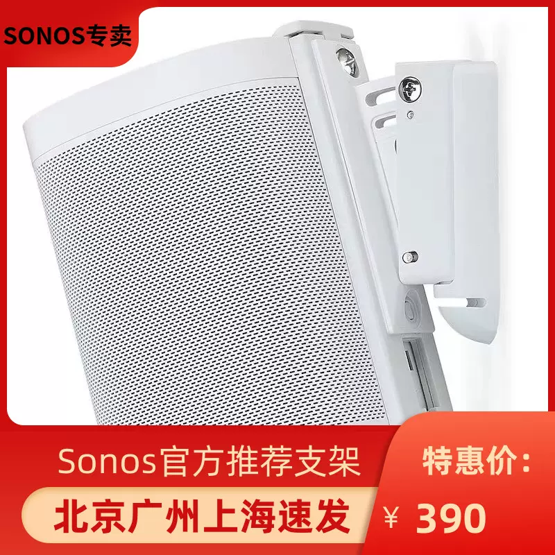 Flexson Wall Mounts Sonos One SL 壁挂支架一对装 官方授权挂架-Taobao