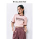 Peacebird Women's Basic Multicolor Spring and Summer T-shirt Round Neck Half High Neck Ragsleeves Short Sleeve Knitted Sweater Collection