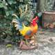 Creative simulation landscape sculpture home living room entrance office resin crafts zodiac rooster decorative ornaments