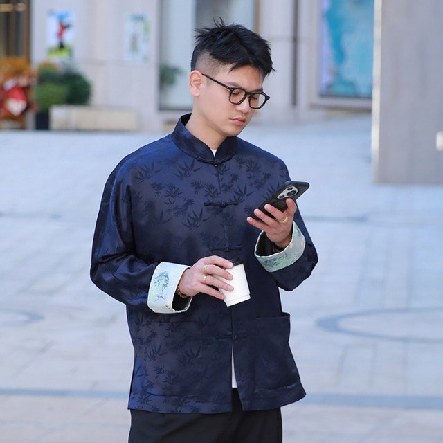 Qingfeng bamboo shadow*triple door 2024 retro Tang suit new Chinese ...