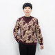 More than 50-year-old mother's knitted sweater autumn and winter middle-aged women's T-shirt long sleeve 2025 new tops T-shirt women's casual fashion