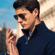 Mr. Bu Bu Half-Height Zipper Cardigan 2025 Autumn New Business Men's Sweater Outside BT12251