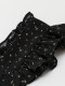Small French sleeveless cake short suspender top design sense small fly sleeve black floral shirt for women
