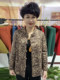 Ethnic style mother's Tang suit small coat winter new style plus velvet buckle short cardigan elastic warm floral top