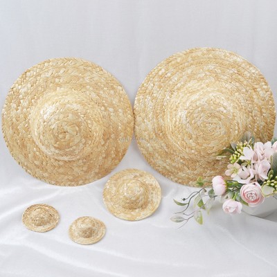 taobao agent Mini props Bamboo with small hat rural wind straw hat 8 baby accessories 6 points baby obllita straw hat embryo