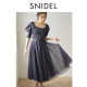 SNIDEL2025 spring and summer new product Chacott jointly established backless knitted tulle dress SWNO251056