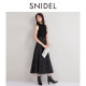SNIDEL autumn and winter sweet high-waisted tulle embroidered jacquard A-line skirt SWFS244027