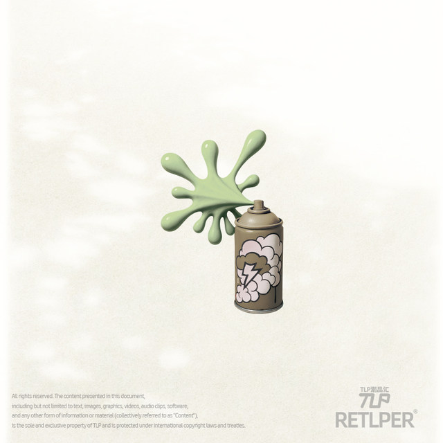 
RETLPER hollow sticker original spray can street graffiti three-dimensional car and motorcycle waterproof flat sticker