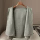 
2025 autumn season new product hooded 100% wool pellet wool Haining women's sheep sheep coat