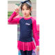 
Children's swimsuits, middle-aged and big children's diving suits, boys and girls long sleeves, long trousers, full-body sun protection, split skirt, jellyfish suit