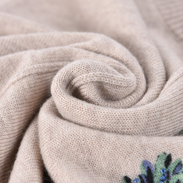 
Middle-aged and elderly autumn half-high collar 100 pure woolen sweaters for middle-aged mothers loose bottoming sweaters for autumn and winter tops