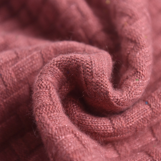 Thick sweater women's winter half turtleneck 100% pure wool sweater loose and stylish middle-aged and elderly mother's wear bottoming shirt