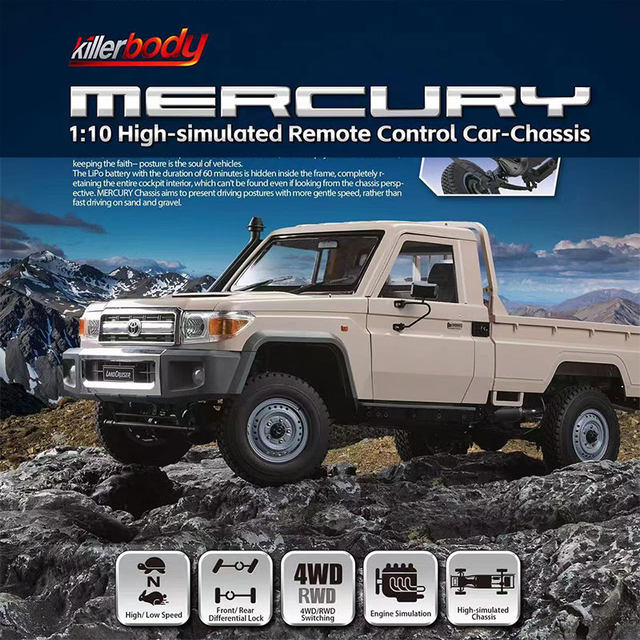 Killerbody simulation 1/10 remote control climbing car MERCURY off ...