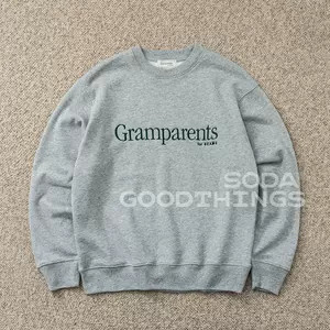 Gramparents × BEAMS / Logo CrewneckSweat-