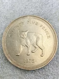 馬恩島猫記念幣1988