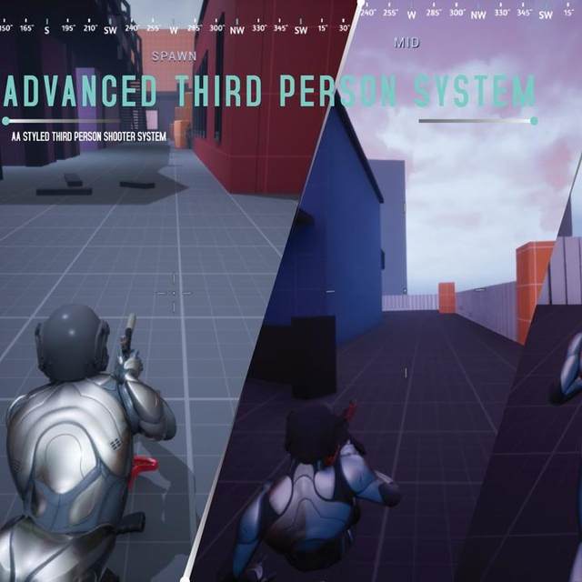 UE5 Unreal 5 Ultimate Multiplayer FPS Kit V3 Multiplayer Shooter Template