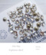 Austrian pointed bottom white rhinestones, manicure Shijia diamonds, earrings, necklaces, anklets, jewelry, handmade three-dimensional sticky diamonds