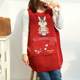 Gardening princess style oil-proof cartoon kitchen back-wearing coat baking floral painting work clothes sleeveless apron