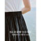 First pay Dingyinman pleated skirt for women in summer new elastic waist A-line mid-length skirt 18424104
