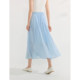 Inman Lessel textured French skirt 2025 summer women's new romantic a-line loose midi skirt