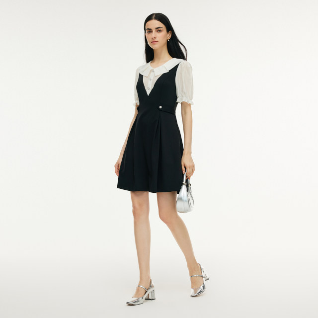 Gloria fake two-piece dress for women summer 2025 new style elegant and decent style French skirt 1E4R4H3F0
