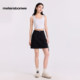 Metersbonway skirt for women 2025 summer new trendy versatile patch pocket tassel mid-waist denim skirt