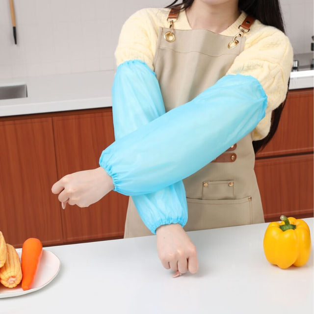 
Mother and baby sleeves polyester fiber cotton antibacterial thickened medical disposable thickened sleeves wear-resistant, breathable and waterproof