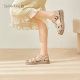 Spider King Women's Shoes Official Flagship Store 2025 Authentic Summer New Product Genuine Leather Hollow Open-toed Roman Sandals