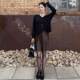 Light luxury high-end leopard print imported triacetic acid miniskirt 2025 three-season wear new fashionable sexy straight skirt