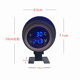 Car truck forklift LCD display two-in-one water temperature meter voltmeter universal water temperature sensor 12V/24V