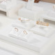 Bracelet rack white pendant bracelet ring necklace head jewelry display shelf counter pearl gold jewelry display props
