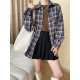 Sinan 2025 spring, autumn and winter fashionable items, woolen thickened commuter high waist A-line skirt, pleated half-body skirt