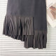 Autumn and winter high waist pleated skirt short skirt skirt hip skirt fish tail one step a pleated asymmetric knitted skirt women