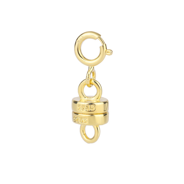 Ting Xiangkai s925DIY handmade material magnet buckle bracelet buckle women's necklace buckle women's magnet buckle connector buckle with