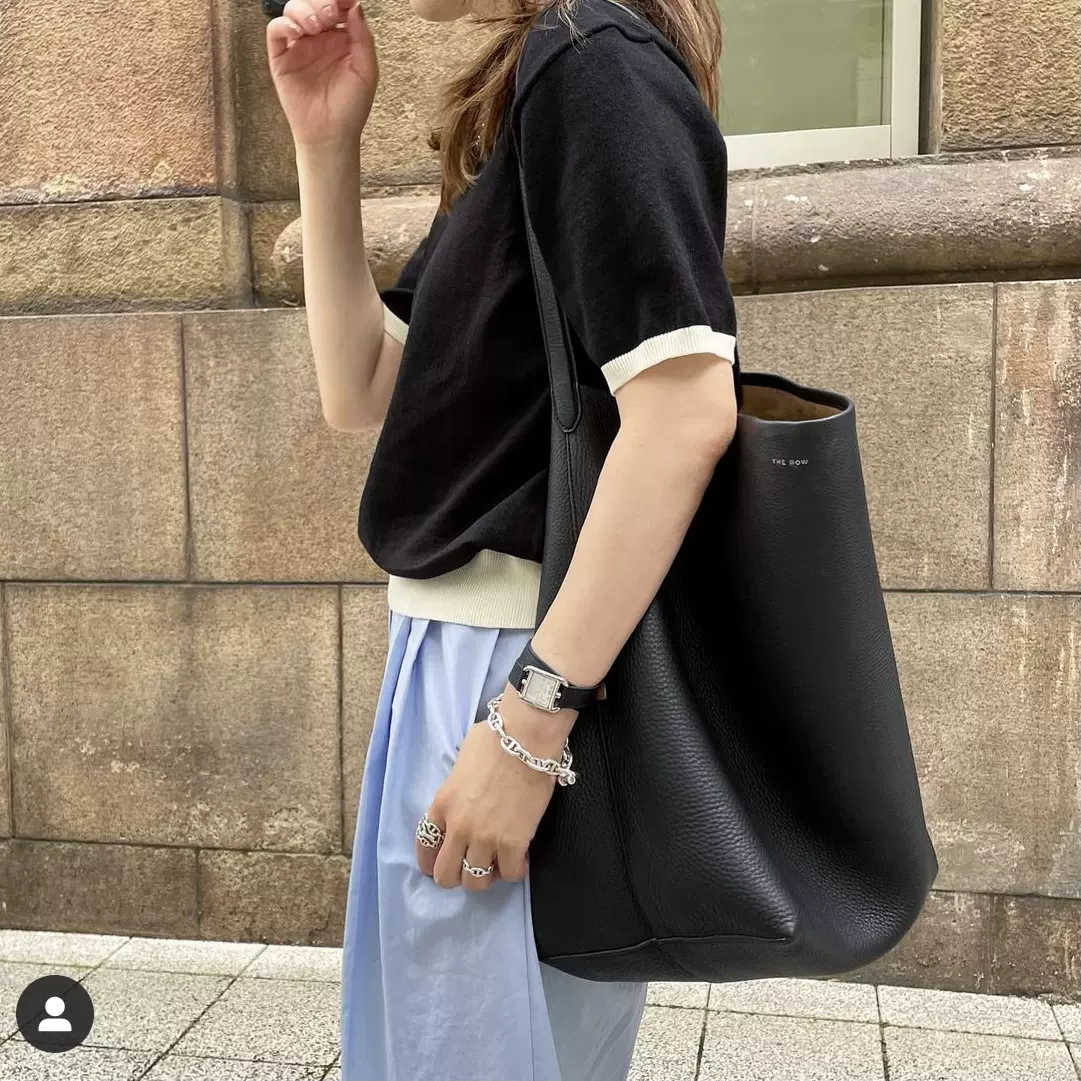 値下げ】The Row ザロウ N/S Park Tote リネン S