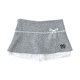 Sweet embroidered letters high waist slim lace bow skirt anti-exposure short skirt hip-cover skirt women